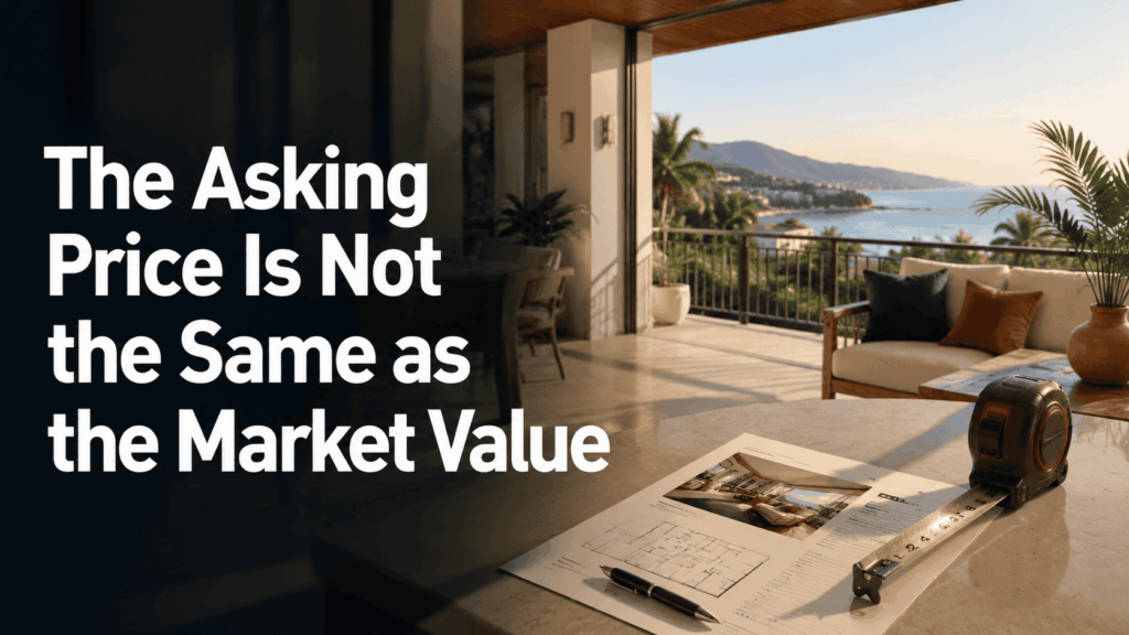 The Asking Price Is Not the Same as the Market Value